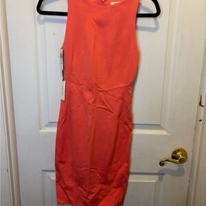 Babaton Miguel Coral Beach Bodycon Midi Dress